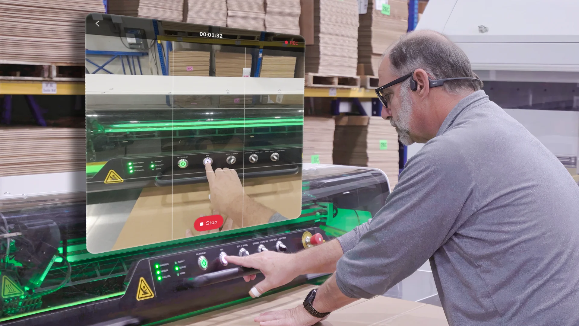 WorkWise — expert recording procedure with smart glasses and AR overlay