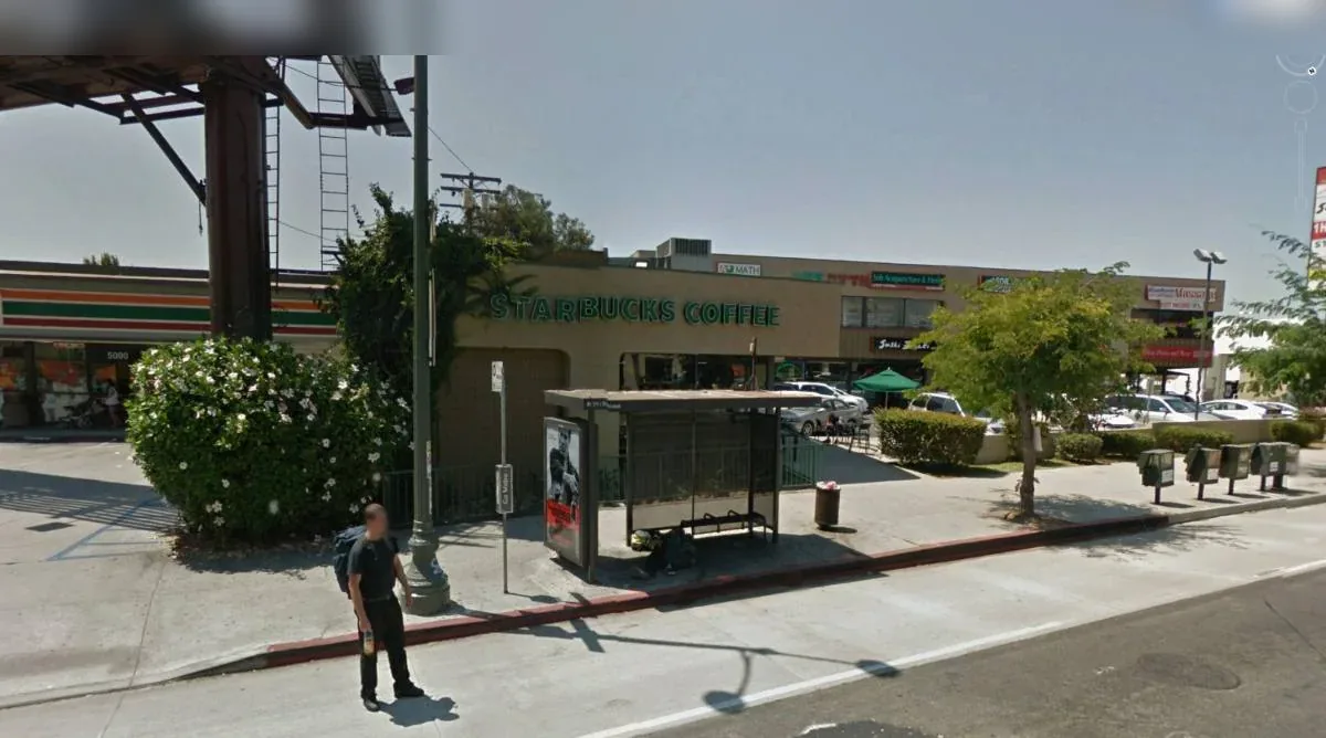 Google Street View frame, Los Angeles