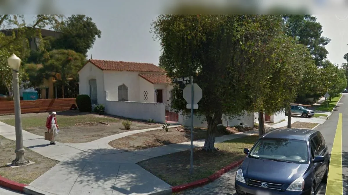 Google Street View frame, Los Angeles