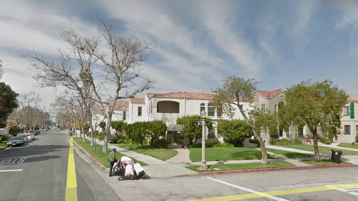 Google Street View frame, Los Angeles