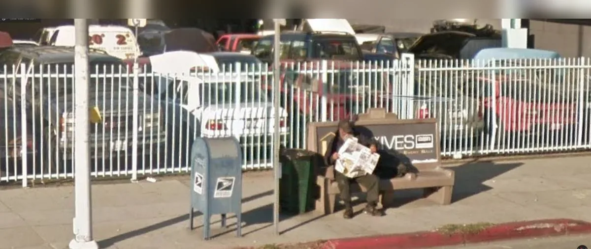 Google Street View frame, Los Angeles