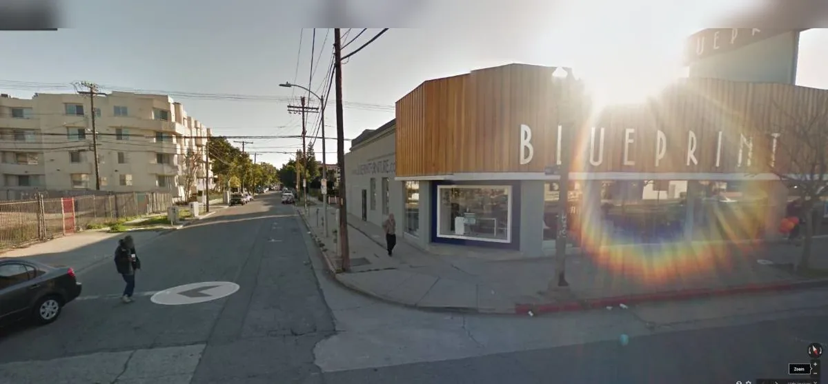 Google Street View frame, Los Angeles