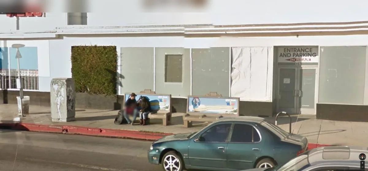 Google Street View frame, Los Angeles