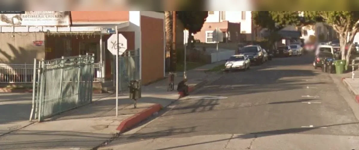 Google Street View frame, Los Angeles
