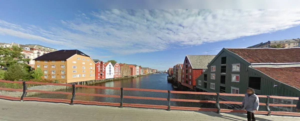 Google Street View frame, Trondheim