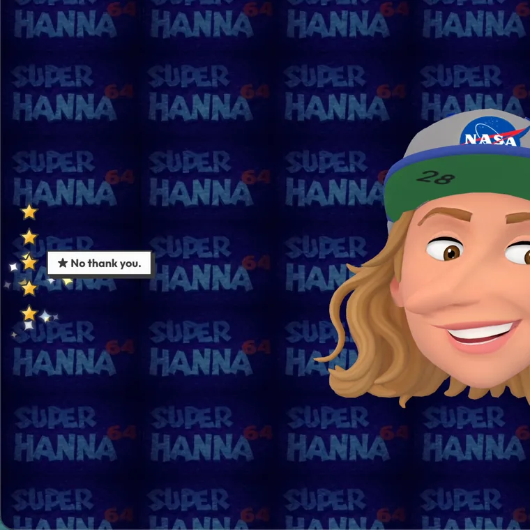 The fourth star lands with the label No thank you